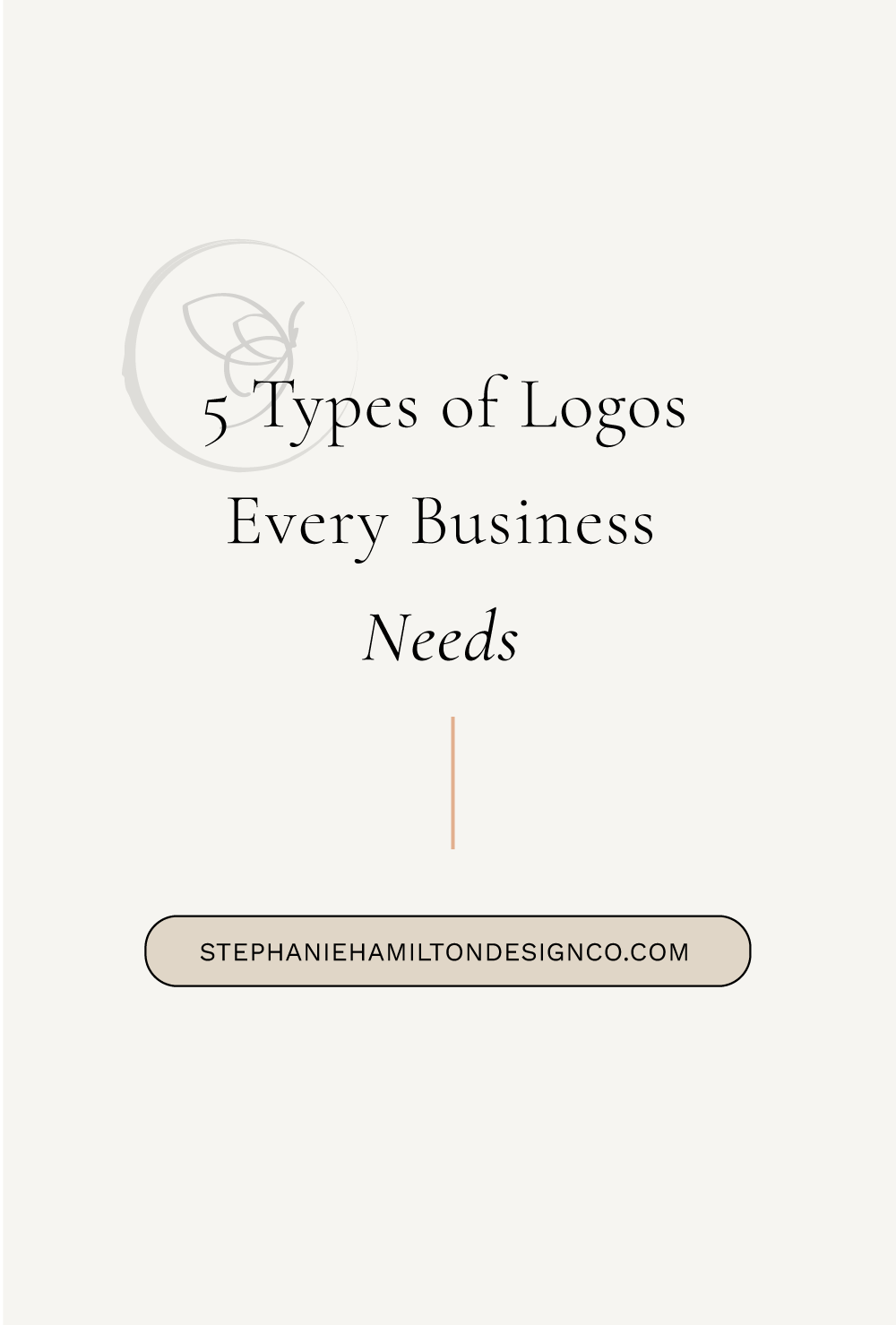 5 types of logos your business needs, illustrated with examples of each logo style.