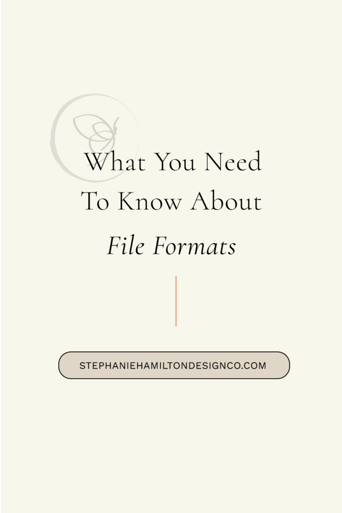 common logo, branding, and design file format - stephanie hamilton design co.